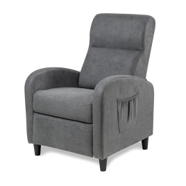 Sillon relax manual Gante gris