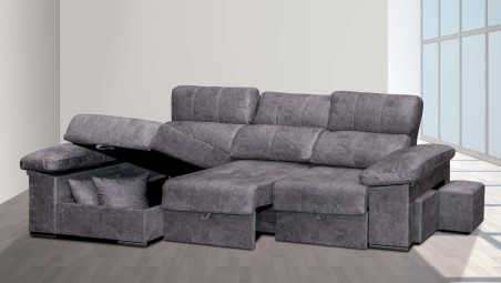 Chaiselongue carro Oferta modelo Roma derechas en Edi plata