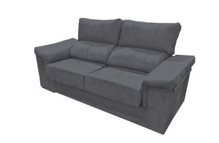 Sofa 3 plazas  modelo Uve tela Edi antracita