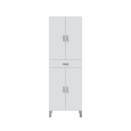 Columna baño Aruba blanco brillo