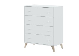 Comoda Sweet 4 cajones blanco artik