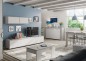 Mesa comedor Kendra extensible cemento/blanco Mesa comedor Kendra extensible cemento/blanco