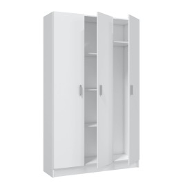 Armario multiusos 3 puertas blanco