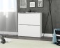 Zapatero modelo Basic dos puertas en blanco (16 pares) Zapatero modelo Basic dos puertas en blanco (16 pares)