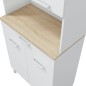 Mueble auxiliar cocina Kira 4p+1c blanco Artik/roble canadian Mueble auxiliar cocina Kira 4p+1c blanco Artik/roble canadian