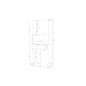 Mueble auxiliar cocina Kira 4p+1c blanco Artik/roble canadian Mueble auxiliar cocina Kira 4p+1c blanco Artik/roble canadian