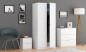 Mesita 2 cajones low cost en blanco artik Mesita 2 cajones low cost en blanco artik