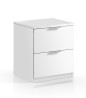 Mesita 2 cajones low cost en blanco artik Mesita 2 cajones low cost en blanco artik