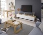 Mueble tv Kaway en roble nordic/blanco artik Mueble tv Kaway en roble nordic/blanco artik