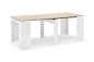 Mesa comedor-consola multifuncion Allongo-Kendra extensible en blanco roble Mesa comedor-consola multifuncion Allongo-Kendra extensible en blanco roble