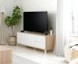 Modulo tv modelo urban plus-brooklyn, roble canadian/blanco Modulo tv modelo urban plus-brooklyn, roble canadian/blanco