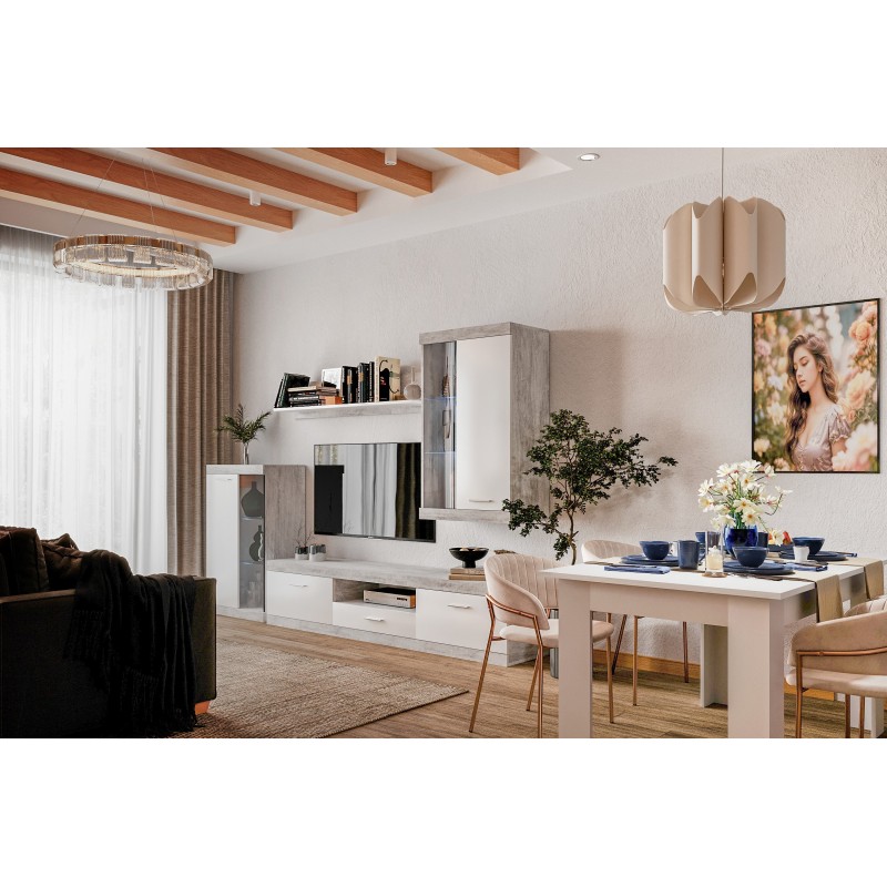 Composicion salon catlin con luces leds