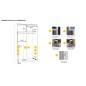 Armario de correderas winner 120x210 blanco