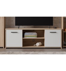 copy of Mueble de salón barato  gulada  color roble arena leds