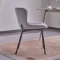Silla CAIRWEST GRIS CLARO Pata negra