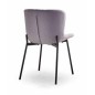 Silla CAIRWEST GRIS CLARO Pata negra