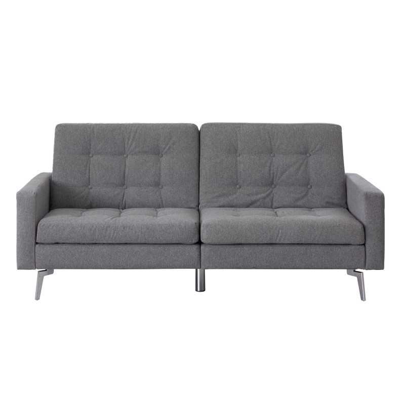 SOFÁ CAMA CLIC CLAC TELA GRIS CHICAGO SOFÁ CAMA CLIC CLAC TELA GRIS CHICAGO