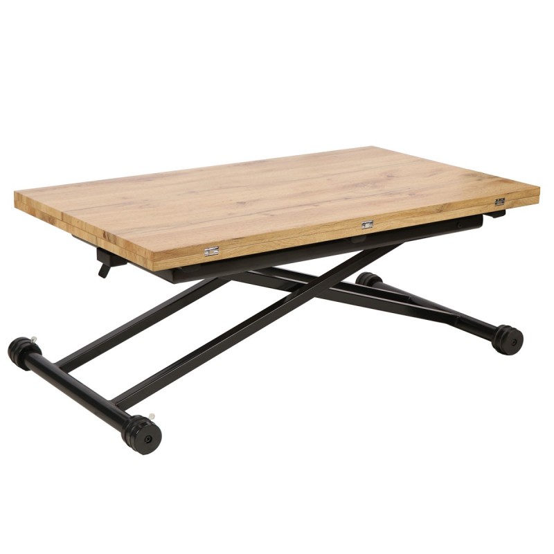 Mesa centro Leskel extensible y elevable