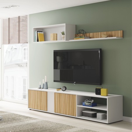 Salon Ecco en color blanco artic/natur