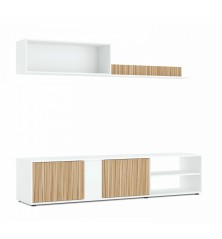 Salon Ecco en color blanco artic/nature