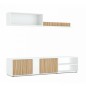 Salon Ecco en color blanco artic/natur