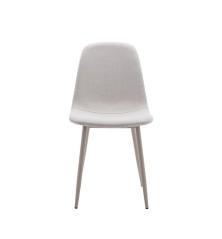 Silla comedor Mila patas crema