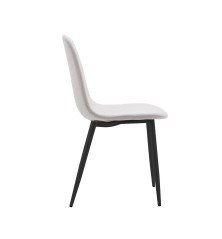 Silla comedor Mila patas negro