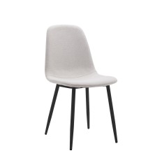 Silla comedor Mila patas negro
