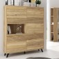 Vitrina Solana Moderna | Puertas y Estantes | Almacenaje con Estilo