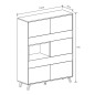 Vitrina Solana Moderna | Puertas y Estantes | Almacenaje con Estilo
