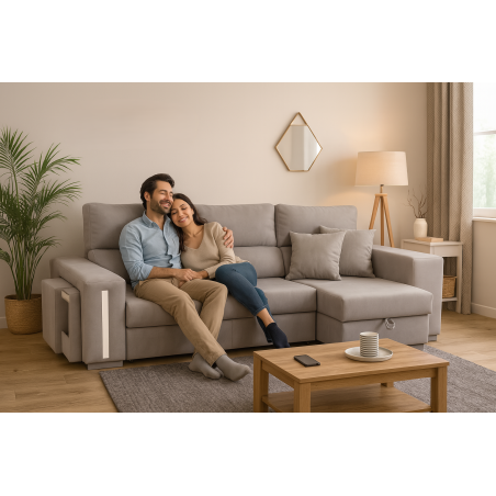 Chaiselongue modelo Amaretto cama Derechas