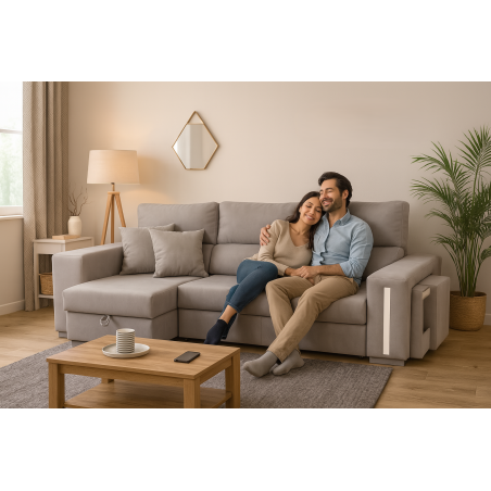 Chaiselongue modelo Amaretto cama Izquierdas