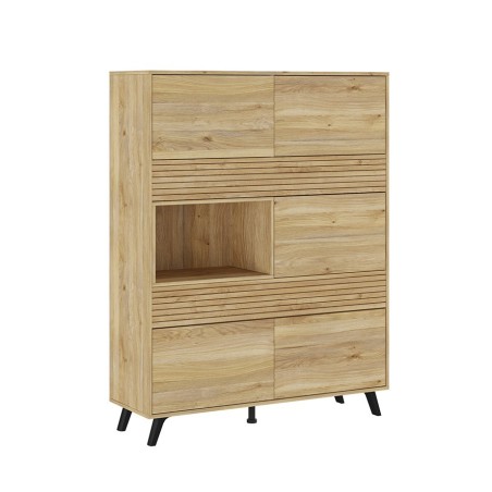 Vitrina Solana Moderna | Puertas y Estantes | Almacenaje con Estilo
