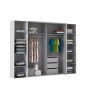 Armario modelo Rio  de 2,70x2,10 correderas y batientes  Artisan Cemento