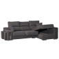 Chaiselongue oscar izquierdas con arcon color gris antracita