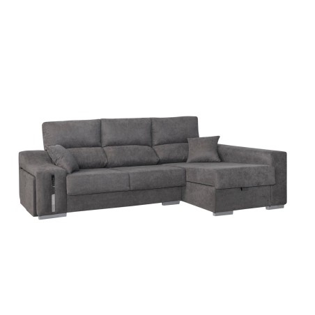 Chaiselongue oscar izquierdas con arcon color gris antracita
