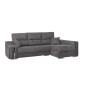 Chaiselongue oscar izquierdas con arcon color gris antracita
