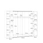 Copy of armario de correderas winner 170x210 blanco