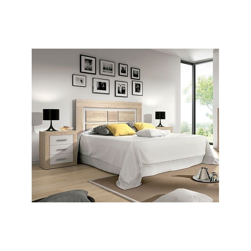 🔥 Black Friday 2025 – Dormitorio Sara cabecero y dos mesitas en Cambrian Blanco 🔥 Black Friday 2025 – Dormitorio Sara cabecero y dos mesitas en Cambrian Blanco