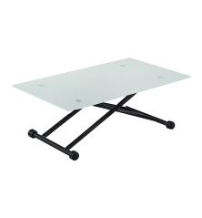 🔥 Black Friday 2025 – Mesa de centro hidráulica Alvilla Blanco pata negra