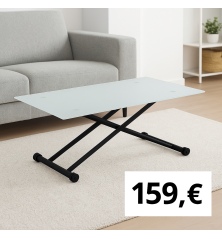 copy of Mesa de centro hidráulica ALVILLA Blanco, White