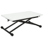 Mesa centro Leskel extensible y elevable en Blanco Mesa centro Leskel extensible y elevable en Blanco
