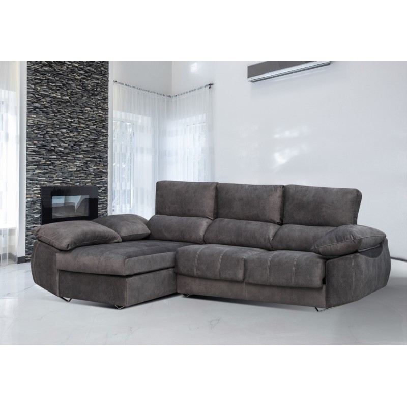 Sofá chaiselongue  black con arcon