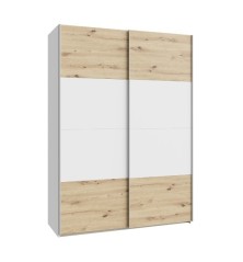 Armario de correderas W18 de  170x210x61,2  blanco artisan