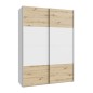 Armario de correderas W18 de  170x210x61,2  blanco artisan