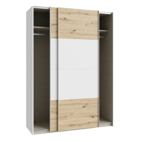 Armario de correderas W18 de  170x210x61,2  blanco artisan