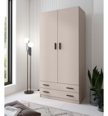 Armario modelo Rapid 2 Puertas 2 Cajones Beig