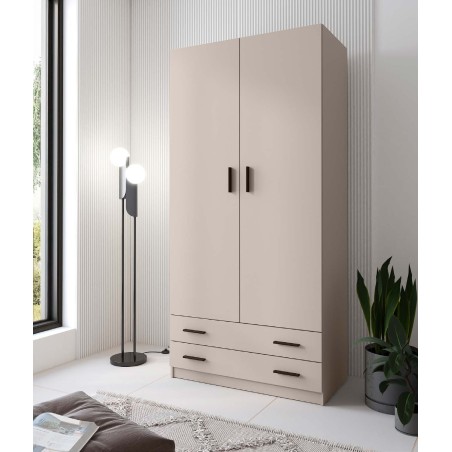 Armario modelo Rapid 2 Puertas 2 Cajones Beig