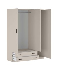 Armario Rapid 3 Puertas 2 Cajones Beig