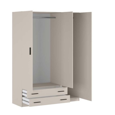 Armario Rapid 3 Puertas 2 Cajones Beig